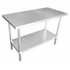 EFI Sales Ltd. Canada Commercial Work Tables and Stations Each EFI TS3048 48" x 36" 18 Gauge Stainless Steel Equipment Stand | Denson CFE