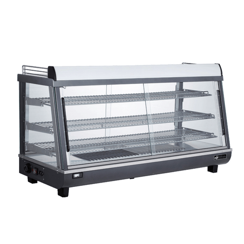 EFI Sales Ltd. Canada Food Holding & Warming Each EFI HCGS-CT-4826 48″ Angled Glass Countertop Heated Display Case | Denson CFE