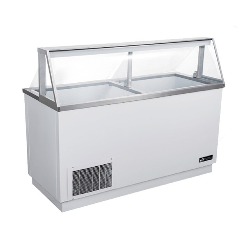 EFI Sales Ltd. Canada Ice Cream Equipment Each EFI FICDC-68 Angle Top Ice Cream Dipping Cabinet - 68 in, Stainless Steel and Powder Coated Finish | Denson CFE