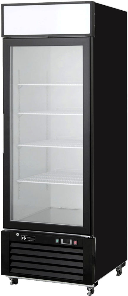 EFI Sales Ltd. Canada Merchandisers Each EFI C1-24GDVC 1 Door Glass Refrigerator Merchandiser