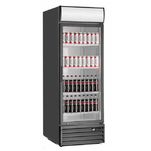 EFI Sales Ltd. Canada Merchandisers Each EFI C1-27.5GD 27? 1 Door Glass Refrigerator Merchandiser