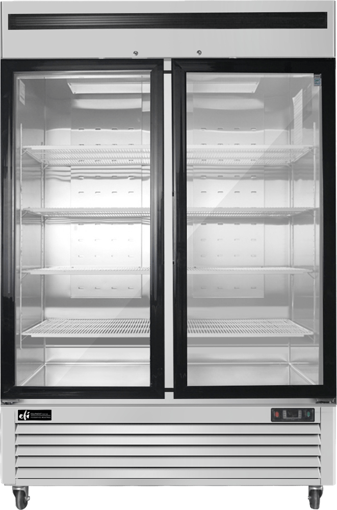 EFI Sales Ltd. Canada Merchandisers Each EFI C2-54GDSVC 54? 2 Door Glass Reach In Refrigerator