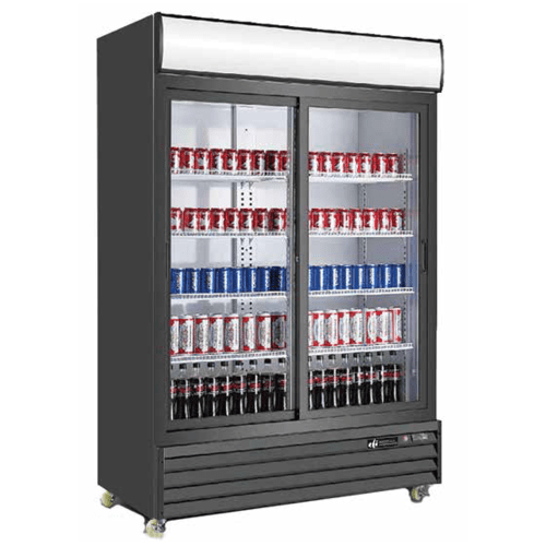 EFI Sales Ltd. Canada Merchandisers Each EFI C2S-52.4GD 52? 2 Door Glass Merchandiser Refrigerator
