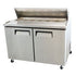 EFI Sales Ltd. Canada Refrigerated Prep Tables Each EFI CSDR2-48VC Sandwich Prep Refrigerator - Two Door
