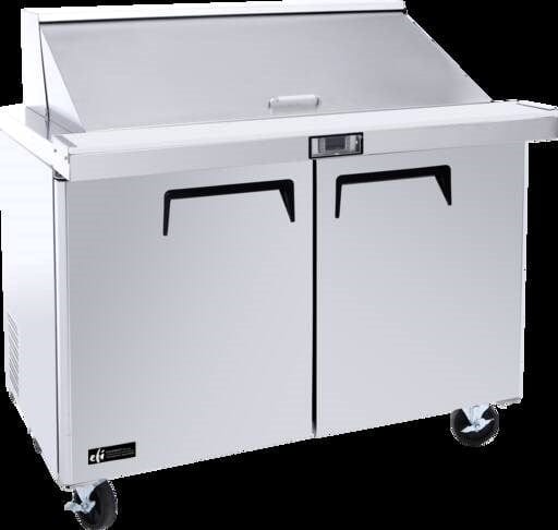 EFI Sales Ltd. Canada Refrigerated Prep Tables Each EFI Sales Ltd. Canada CMDR2-48VC 48" 2 Door Mega Top Refrigerator