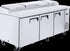 EFI Sales Ltd. Canada Refrigerated Prep Tables Each EFI Sales Ltd. Canada CPDR3-93VC 93? 3 Door Pizza Prep Refrigerator