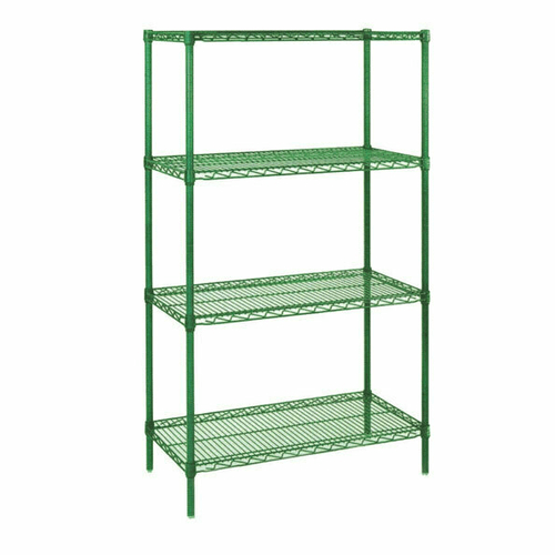 EFI Sales Ltd. Canada Storage & Transport Each / Green EFI N-S1848EP Wire Shelf, 48"W x 18"D, Green Epoxy Finish, NSF | Denson CFE