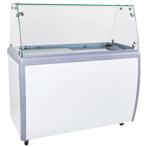 EFI Sales Ltd. Canada Unclassified Each EFI FICD-50 Ice Cream Dipping Cabinet - 49.6 in, White Powder Coated Steel | Denson CFE