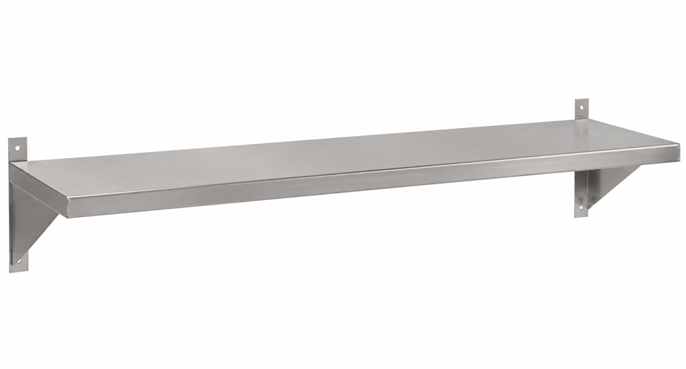 EFI Sales Ltd. Canada Unclassified Each EFI WMS-16-60 Wall Mount Stainless Steel Shelf - 60 x 16 in, 430 Stainless Steel | Denson CFE