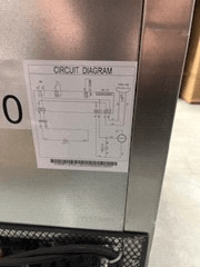 EFI Sales Ltd. Canada Undercounter Refrigeration Each Scratch & Dent Special - EFI CWDR1-27VC - 27.5" Worktop Refrigerator with One Door - 7.2 Cu. Ft. - CWDR1-27VC-L00322050500O30001