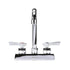 Encore Unclassified Each Encore KL41-4000-SE1Z 4" OC Deck Mount Faucet with 3-1/2" Swivel Gooseneck Spout and Lever Handles, Retail Packaging | Denson CFE