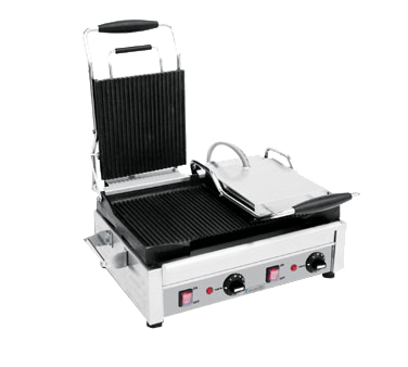 Eurodib Commercial Grills Each Eurodib SFE02360240 – Double Panini Grill, Flat Top & Bottom, 11" x 18" | Denson CFE