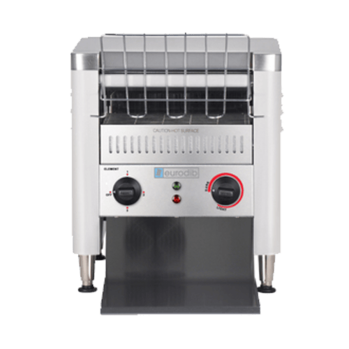 Cube Toaster Eurodib SFE02710 Conveyor Toaster 600 Slices per Hour with 2.2 in Open ...