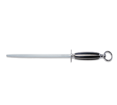 F.Dick Smallwares Each F.Dick 7587125 10" Sharpening Steel Round Regular-Cut Black | Denson CFE