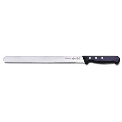 F.Dick Smallwares Each F.Dick 8103630 Superior Slicer Round Tip Partly Serrated Black 12" | Denson CFE