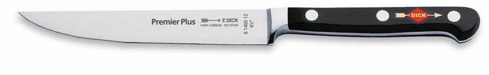F.Dick Smallwares Each F.Dick 8140012 Premier Plus Steak Knife Slim/Serrated/Forged Black 5 | Denson CFE