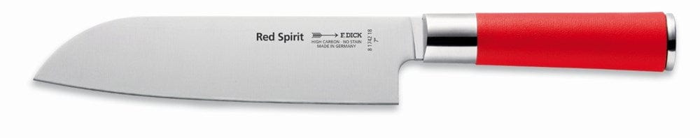 F.Dick Smallwares Each F.Dick 8174218 Red Spirit Santoku Knife 7" | Denson CFE
