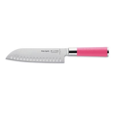 F.Dick Smallwares Each F.Dick 8174218227379 Pink Spirit Santoku Knife Kullenschliff 7" | Denson CFE