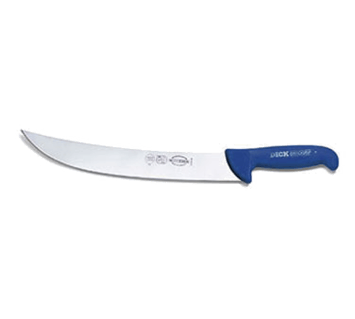 F.Dick Smallwares Each F.Dick 8225330 ErgoGrip Butcher Knife American Style Blue 12" | Denson CFE