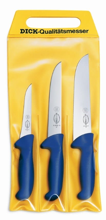 F.Dick Smallwares Each F.Dick 8255900 ErgoGrip Knife Set (3 Pcs) | Denson CFE