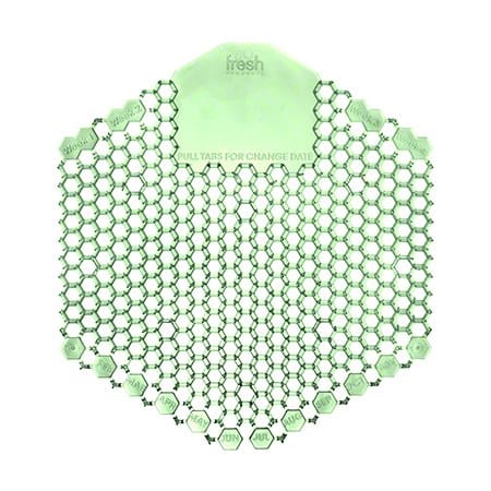 Fresh Products Sanitation & Janitorial Case of 10 / Cucumber Melon Fresh Products Wave 3D Urinal Screen 10 Pack | Denson CFE