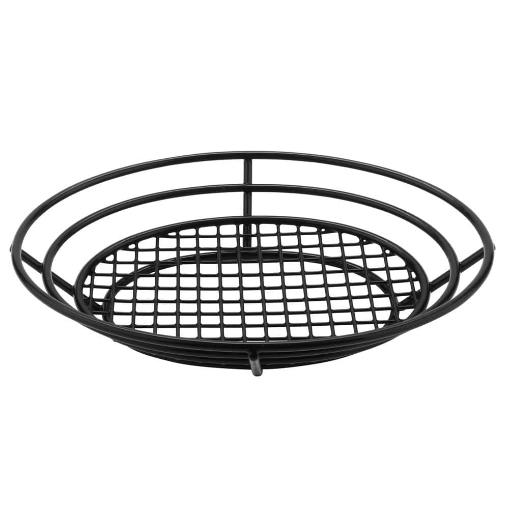 G.E.T. Enterprises Dinnerware Each G.E.T. 4-38804 11" x 8" Oval Basket With Raised Grid Base, 2.25" Tall | Denson CFE