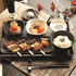 G.E.T. Enterprises Dinnerware Each G.E.T JW1407-B Rectangular Two-Tone Plate, 13" x 8" x 1" h., Karma, Ebony Outside, Sand Inside | Denson CFE