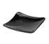 G.E.T. Enterprises Dinnerware Each G.E.T. ML-65-BK Milano 13 3/4 in Black Melamine Square Plate | Denson CFE