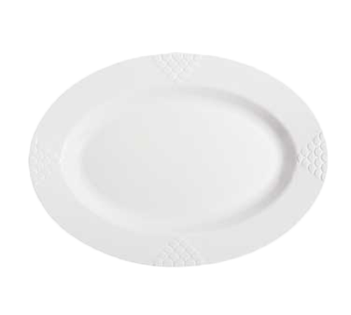 G.E.T. Enterprises Dinnerware Each G.E.T. OP-630-W 30 in x 20.25 in Oval Platter - Melamine | Denson CFE