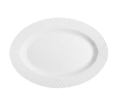 G.E.T. Enterprises Dinnerware Each GET-Enterprises OP-630-W White 30" x 20 1/4" Sonoma Melamine Oval Platter | Denson CFE