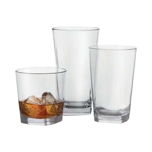G.E.T. Enterprises Drinkware Dozen G.E.T. SW-1471-CL Wide Base Short Tumbler - 12 oz, Polycarbonate | Denson CFE