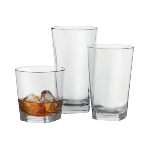 G.E.T. Enterprises Drinkware Dozen GET SW-1470-CL 9 oz Clear Plastic Rocks Glass | Denson CFE