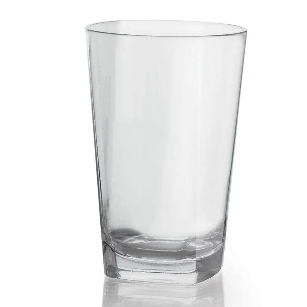 G.E.T. Enterprises Drinkware Dozen GET SW-1471-CL Cubed 12 oz. SAN Plastic Highball Glass | Denson CFE