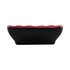 G.E.T. Enterprises Tabletop Each Elite Global Solutions JW3252T 2 oz. Karma Black and Red Two-Tone Melamine Sauce Dish | Denson CFE