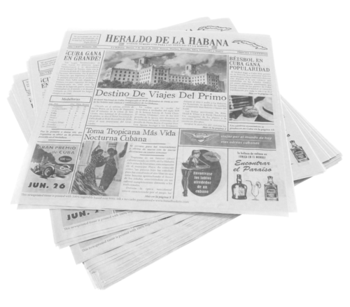 G.E.T. Enterprises Unclassified Case G.E.T. 4-TE3742 12 in x 12 in Food-safe Cuban Newsprint Liner, White, 1000 Pieces | Denson CFE
