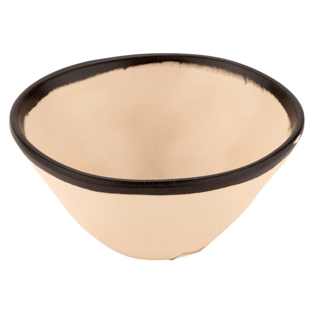 G.E.T. Enterprises Unclassified Dozen G.E.T B-80-MA 8 Oz. Manila Melamine Salad/Soup/Side Dish Bowl | Denson CFE
