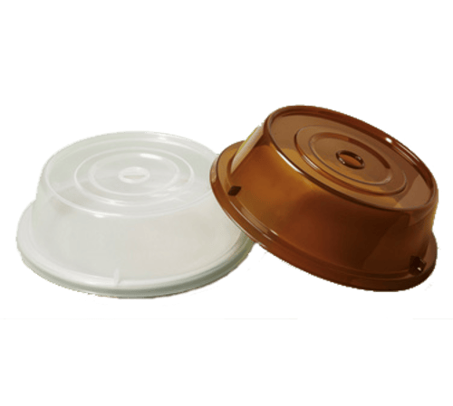 G.E.T. Enterprises Unclassified Dozen G.E.T. CO-94-CL Plate Cover For BF-010 Or 9.25 in - 10 in Round Plate (top Insert dia. 8 in), Plastic | Denson CFE