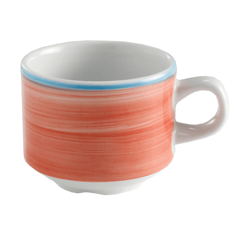 G.E.T. Enterprises Unclassified Dozen G.E.T. PA1602904024 Coral Porcelain Pasta Bowl With Rim, 12 in dia., Corona Calypso | Denson CFE