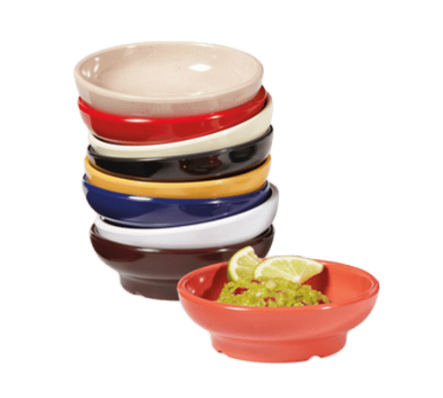 G.E.T. Enterprises Unclassified Dozen G.E.T SD-05-IV 5 Oz., 4" Salsa Dish, 1.25" Deep | Denson CFE