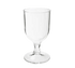 G.E.T. Enterprises Unclassified Dozen G.E.T. SW-1413-1-CL SAN Plastic Goblet - 8 oz., Clear | Denson CFE