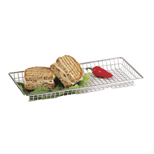 G.E.T. Enterprises Unclassified Each G.E.T. 4-835814 14" x 7" Rectangular Grid Basket, 1" Tall | Denson CFE