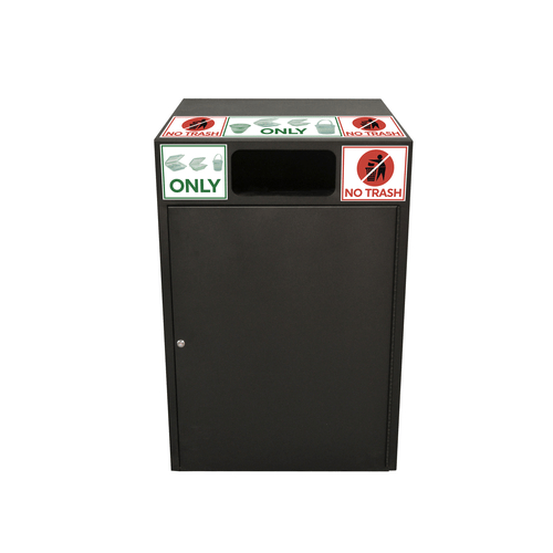 G.E.T. Enterprises Unclassified Each G.E.T. BIN-1-BK Eco Container Collection Bin | Denson CFE
