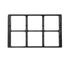G.E.T. Enterprises Unclassified Each G.E.T. ML-168-BK Full Size Tile With 6 Hole Cut Out For ML-148 & 3 Larger Square Crocks | Denson CFE