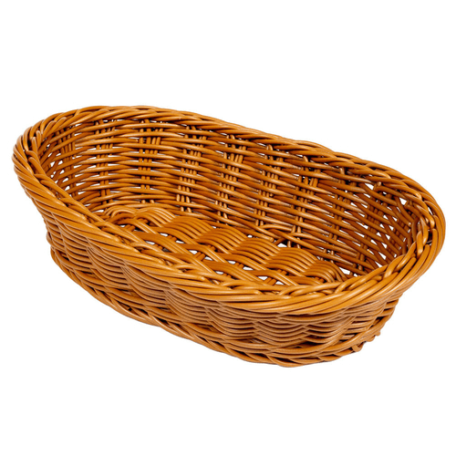 G.E.T. Enterprises Unclassified Each G.E.T. WB-1505-HY 9.25 in x 6.75 in Oval Basket, 3.25 in Deep - Plastic | Denson CFE