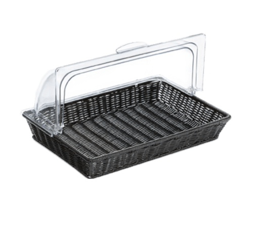 G.E.T. Enterprises Unclassified Each G.E.T WB-1553-BK 15.5" Round Basket, 4.25" Deep | Denson CFE