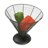 G.E.T. Enterprises Unclassified Each G.E.T. WB-703 9.375 in x 6.875 in Mesh Wire Flatware Basket, 4.5 in Deep | Denson CFE