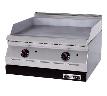 Garland Canada Commercial Grills Each Garland GD-24G 24" Gas Griddle w/ Manual Controls - 1/2" Steel Plate, Natural Gas