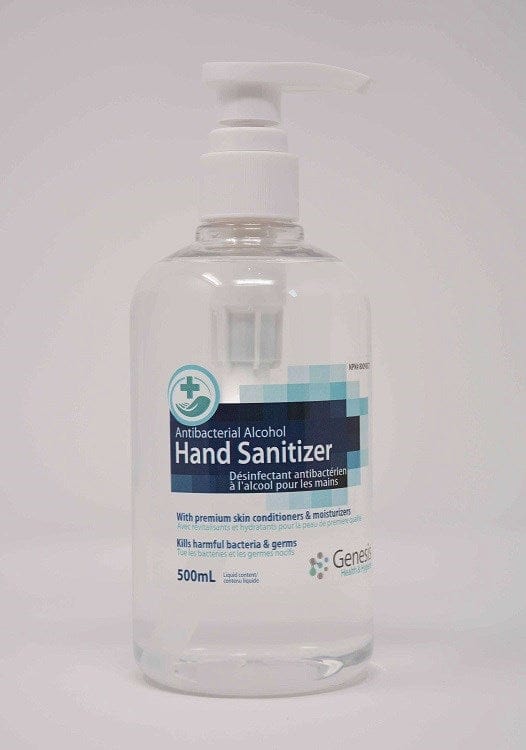 Genesis Chemicals Ltd Essentials Each Alcohol Hand Sanitizer 500 ml, with pump