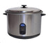 Globe Commercial Rice Cookers & Warmers Each Globe RC1 Chefmate 25 Cup Stainless Steel Rice Cooker - 120V / 1440W