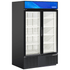 Habco Manufacturing Refrigeration & Ice Each Habco ESM46HC Swing Glass Door, two-section Merchandising Refrigerator
